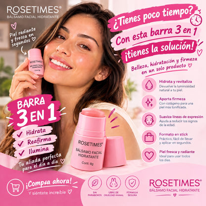 ✨ BÁLSAMO FACIAL COLÁGENO 3 EN 1 - HIDRATACIÓN, FIRMEZA Y LUMINOSIDAD INSTANTÁNEA